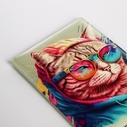 Обложка для паспорта, цвет серый/разноцветный - фото 24534381