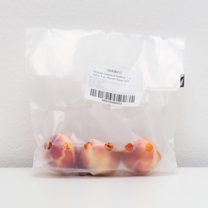 Тюльпан махровый Акебоно, р-р 11/12, 3 шт, Эконом, Осень 2023