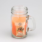Свеча ароматическая в банке "Сочный мандарин", 7,2 х 8,5 см, 190 г - Фото 3