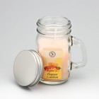 Свеча ароматическая в банке "Персик с медом", 7,2 х 8,5 см, 190 г - Фото 2