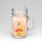 Свеча ароматическая в банке "Персик с медом", 7,2 х 8,5 см, 190 г - Фото 3