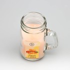 Свеча ароматическая в банке "Персик с медом", 7,2 х 8,5 см, 190 г - фото 7171913