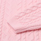 Свитер детский, цвет розовый, рост 98-104 см - фото 22860670