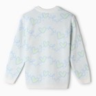 Кофта детская, рост 110-116 см, белая - фото 22860690