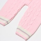 Комбинезон детский, цвет розовый, рост 62-68 см - фото 22640702