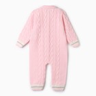 Комбинезон детский, цвет розовый, рост 62-68 см - фото 22640703