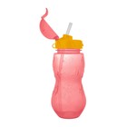 Бутылочка детская 400мл., с трубочкой и шнурком «Сочные фрукты», цвет МИКС - Фото 12