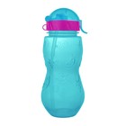 Бутылочка детская 400мл., с трубочкой и шнурком «Сочные фрукты», цвет МИКС - Фото 9