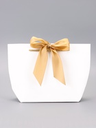 Пакет подарочный ламинированный, с лентой «Белый», горизонтальный, 19×20×9 см (2 шт) - фото 809277015 Пакет подарочный ламинированный, с лентой «Белый», горизонтальный, 19×20×9 см (2 шт) - фото 809277015