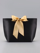 Пакет подарочный ламинированный, с лентой «Чёрный», горизонтальный 19×20×9 см (2 шт) - фото 809277017 Пакет подарочный ламинированный, с лентой «Чёрный», горизонтальный 19×20×9 см (2 шт) - фото 809277017