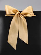 Пакет подарочный ламинированный, с лентой «Чёрный», горизонтальный 19?20?9 см (комплект 2 шт) - фото 59794295