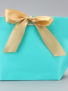 Пакет подарочный ламинированный, с лентой «Бирюзовый», горизонтальный 19×20×9 см - фото 59794298