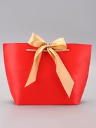 Пакет подарочный ламинированный, с лентой «Красный», горизонтальный, 19×20×9 см (2 шт) - фото 809277025 Пакет подарочный ламинированный, с лентой «Красный», горизонтальный, 19×20×9 см (2 шт) - фото 809277025