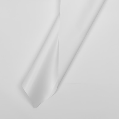 Пленка для цветов тонированная, матовая, белая, 57×57 см ±5% см, 65 мкм