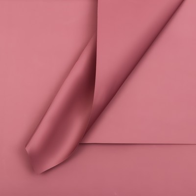 Пленка для цветов тонированная, матовая, темная марсала, 57×57 см, 65 мкм