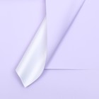 Пленка для цветов тонированная, матовая, светло-сиреневая, 57×57 см, 65 мкм - Фото 1