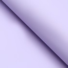 Пленка для цветов тонированная, матовая, светло-сиреневая, 57×57 см, 65 мкм - Фото 2