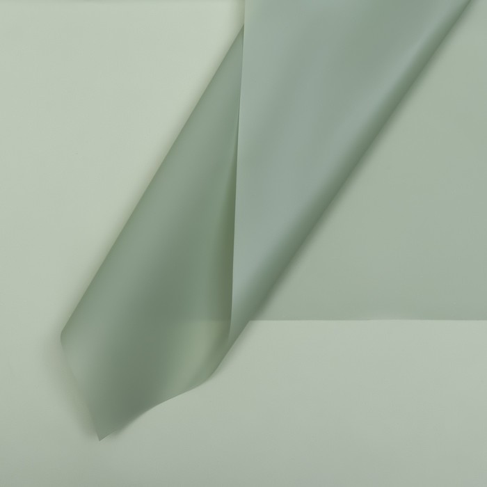 Пленка для цветов, матовая, матча, 55 мкм, 57×57 см ±5% см - Фото 1