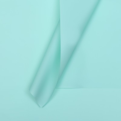 Пленка для цветов, матовая, тиффани, 57×57 см, 55 мкм