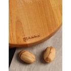 Подарочный набор деревянной посуды Adelica «Инь-янь», менажница 2 шт, поднос, подсвечник 2 шт, берёза - фото 7078186