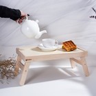 Столик-поднос для завтрака Adelica, 43×23×4 см, береза, в подарочной коробке - фото 4642488