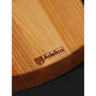 Менажница глубокая 2 секции + сервировочная доска на ножках Adelica, 15×15×4 см, 18×18×4 см, берёза, в подарок масло для пропитки 100 мл 9448524 - фото 14216821