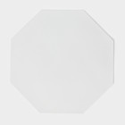 Салфетка кухонная «Тэм», 38×38 см, цвет белый, восьмиугольник - фото 293089179