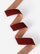 Лента бархатная, 25 мм, 18±1 м, коричневая №119 - Фото 2