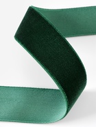 Лента бархатная, 25 мм, 18±1 м, зелёная №165 - Фото 3