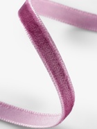 Лента бархатная, 6 мм, 18±1 м, сиреневая №199 - Фото 3
