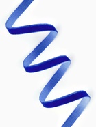 Лента бархатная, 6 мм, 18±1 м, синяя №47 - Фото 2