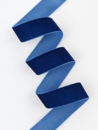 Лента бархатная, 25 мм, 18±1 м, синяя №47 - Фото 2