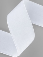 Лента бархатная, 25 мм, 18±1 м, белая №01 - Фото 3