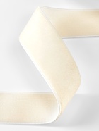 Лента бархатная, 25 мм, 18±1 м, молочная №08 - Фото 3