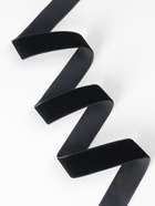 Лента бархатная, 25 мм, 18±1 м, чёрная №03 - Фото 2