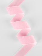 Лента бархатная, 25 мм, 18±1 м, розовая №02 - Фото 2