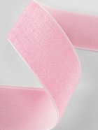 Лента бархатная, 25 мм, 18±1 м, розовая №02 - Фото 3