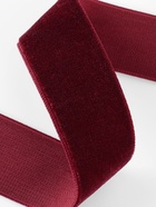 Лента бархатная, 25 мм, 18±1 м, бордовая №46 - Фото 3