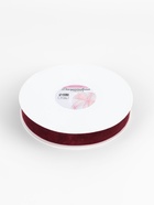 Лента бархатная, 25 мм, 18±1 м, бордовая №46 - Фото 4