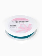 Лента бархатная, 25 мм, 18±1 м, зелёная №72 - Фото 4