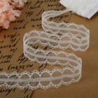 Кружево капроновое, 25 мм, 10±1 м, белое - Фото 1