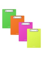 Планшет с зажимом А5, 1.3 мм, ErichKrause Matt Neon, пластик, микс 9892649