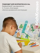 Подставка для книг с держателем ErichKrause Base, Pastel Mint, пластиковая, мятная с фиолетовым - Фото 6