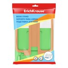 Подставка для книг с держателем ErichKrause Base, Neon Solid, пластиковая, зеленая с оранжевым - Фото 2