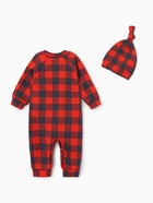 Комбинезон детский с шапочкой «Крошка Я. Клеточка», рост 74-80 см, красный - Фото 10