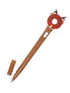 Ручка-прикол «Новый год», световая, синий/чёрный стержень, шариковая, МИКС - Фото 6