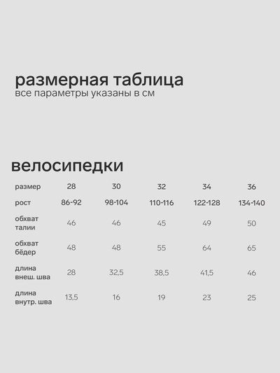 Велосипедки для девочки KAFTAN, серые, размер 30 (98-104 см)
