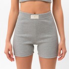 Костюм женский (топ, велосипедки) MIST, размер 44-46, серый - фото 50417769