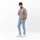 Толстовка мужская (бомбер) MIST Men's casual размер 50, серо-бежевый - Фото 3