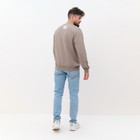 Толстовка мужская (бомбер) MIST Men's casual размер 50, серо-бежевый - Фото 4